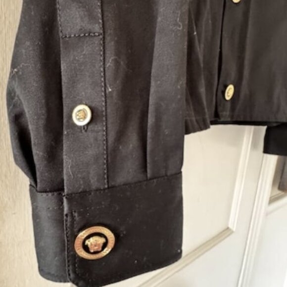 Versace Heritage Fit Cotton Shirt Jacket - Picture 7 of 16